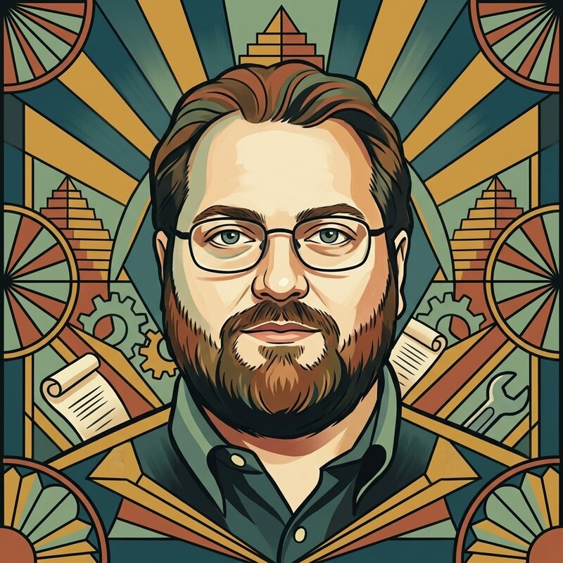 Art Deco portrait of Gafton